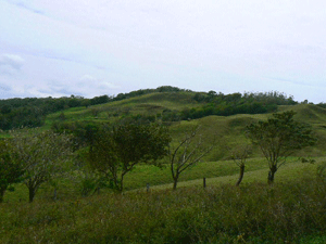 Above the property to the west is a sweeping hill panorama.